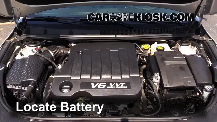 2013 Buick LaCrosse 3.6L V6 FlexFuel Battery Replace